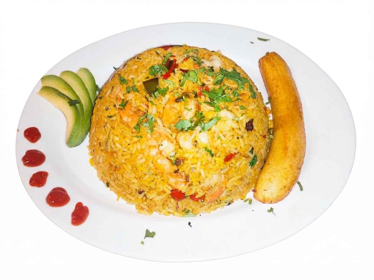 Arroz con camarón