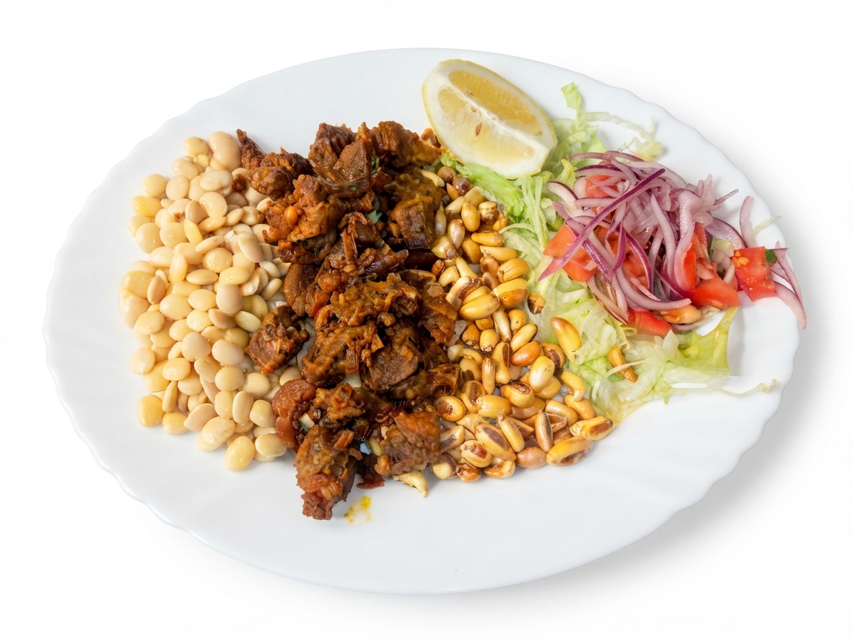 Chochos con chicharrón